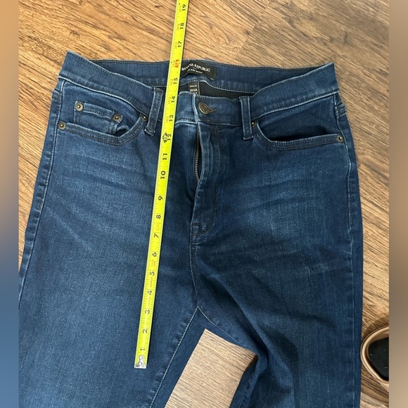COPY - Banana Republic Women's Dark Blue Jeans - Picture 4 of 5